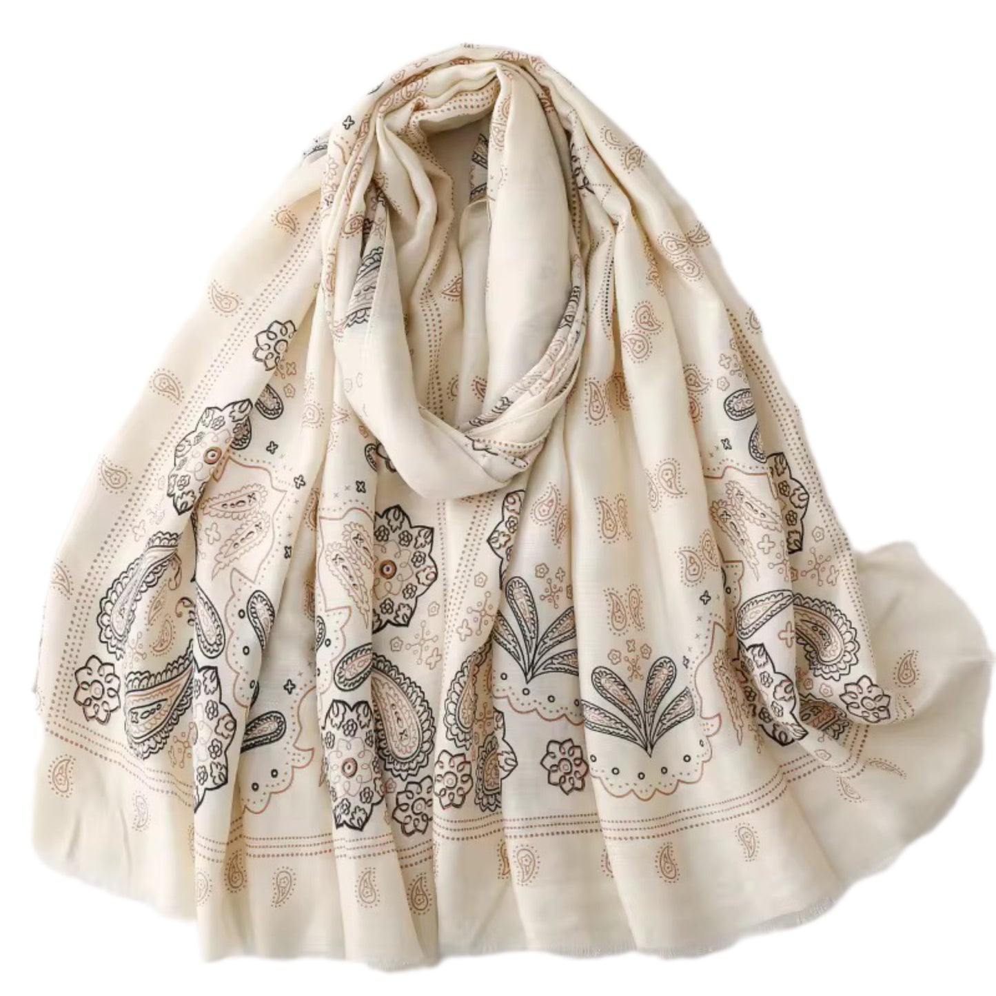 Classic pattern scarf