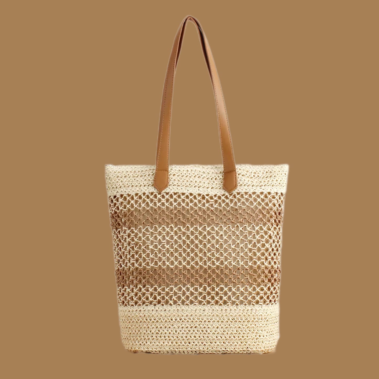 Light Beige Straw Bag
