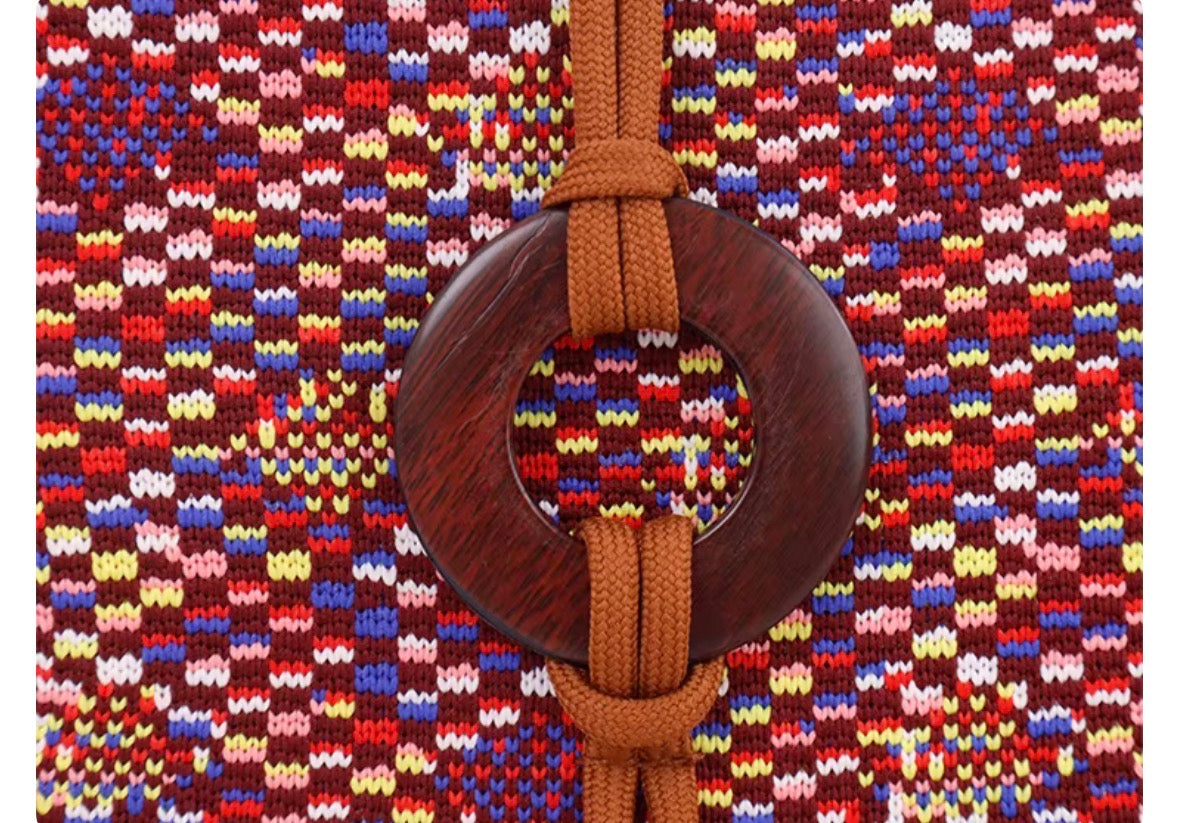 Brown colorful crossbag