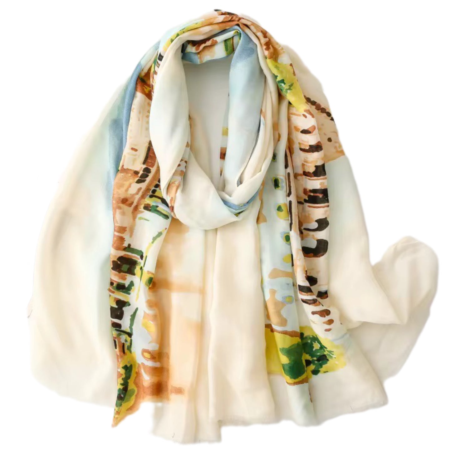 Viscose printed scarf