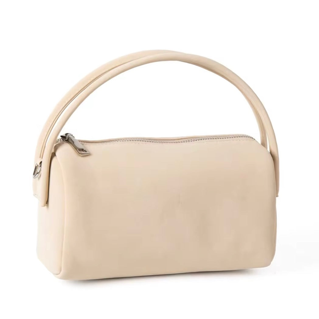 Beige Suede Handbag