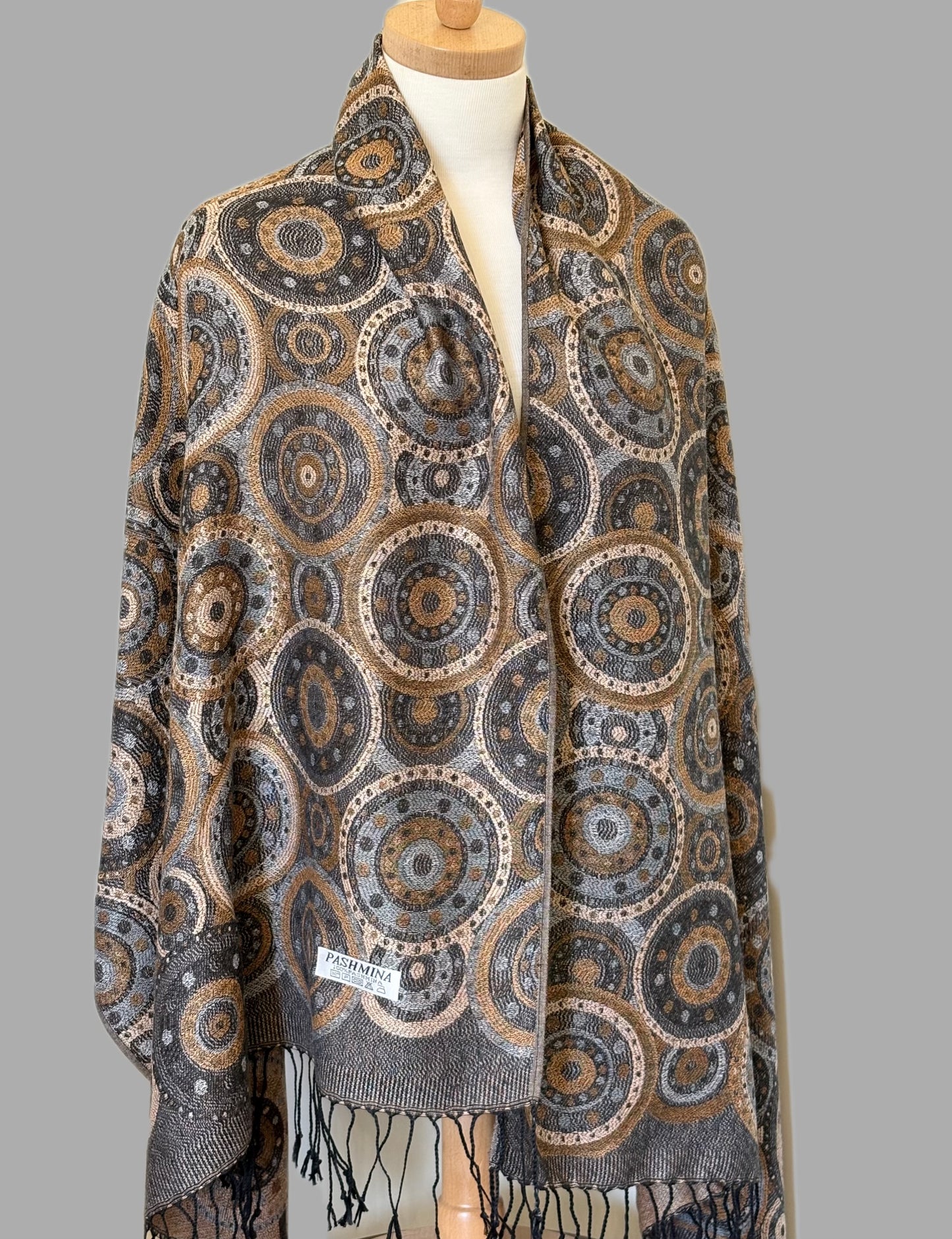 Mandala Style Pashmina Scarf