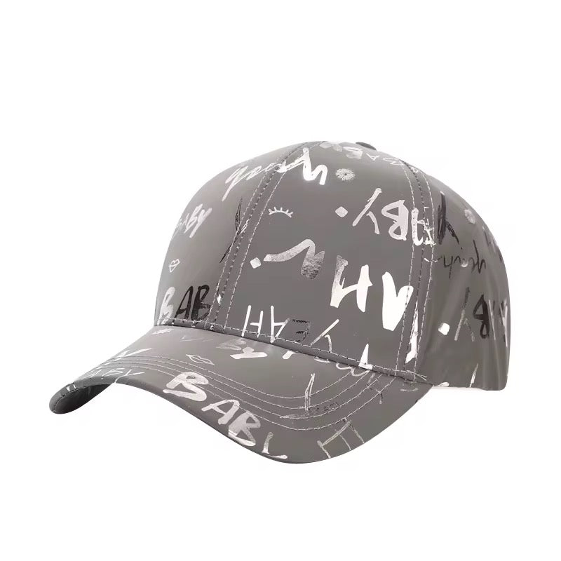 Waterproof Grey and Silver Cap
