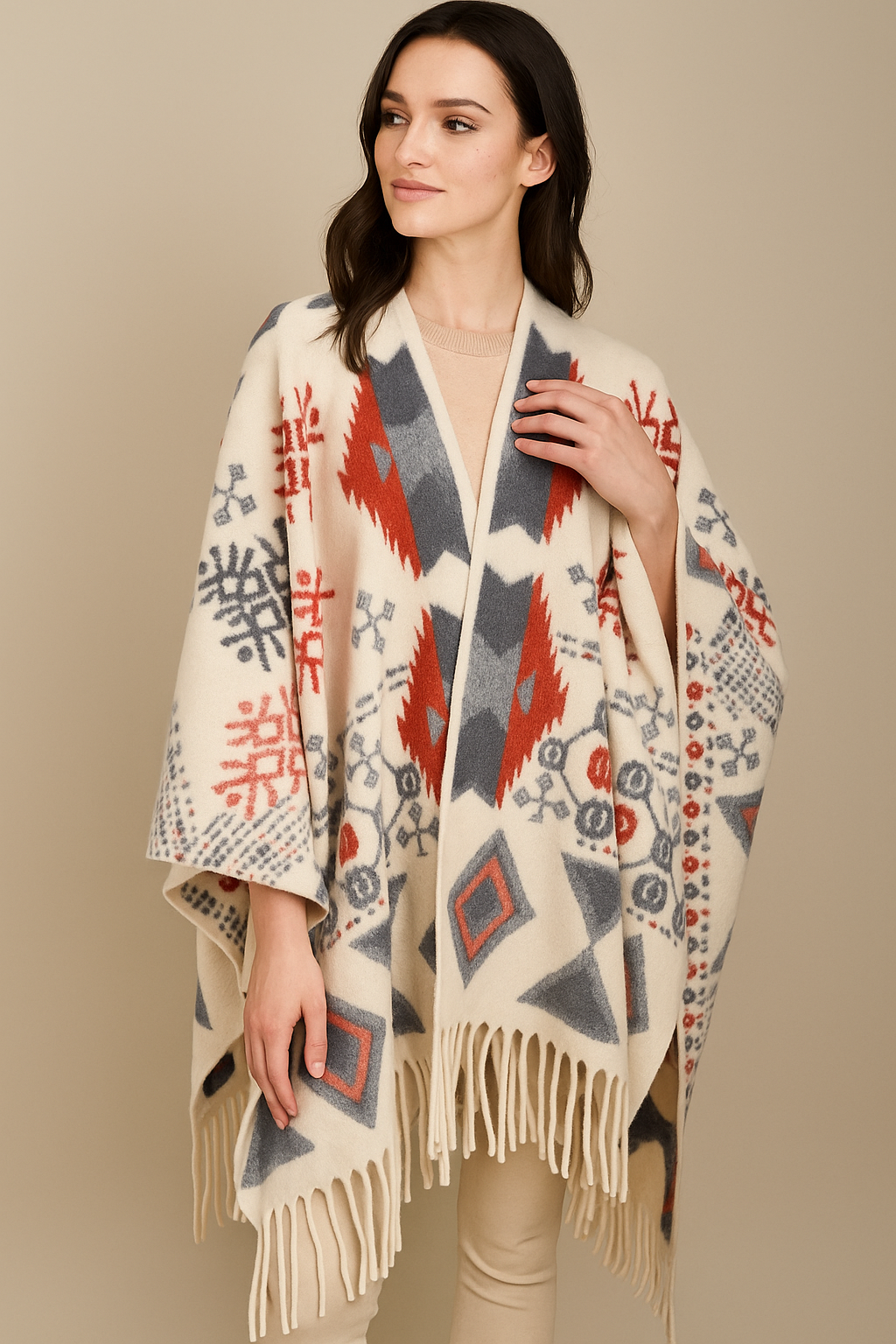 Thick Acrylic Poncho