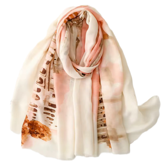 Viscose printed scarf