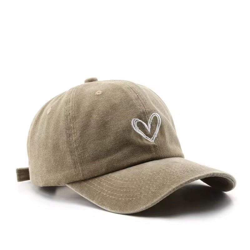 Beige Cotton Cap