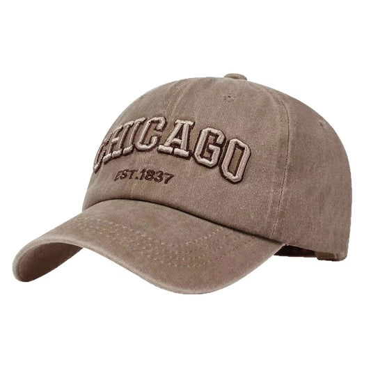 Beige Chicago Cap