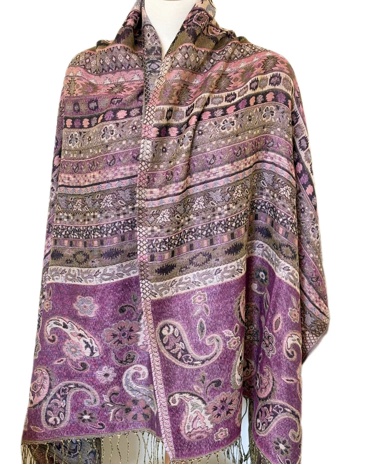 Purple Pashmina