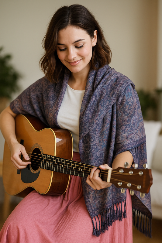 Purple Light Pashmina