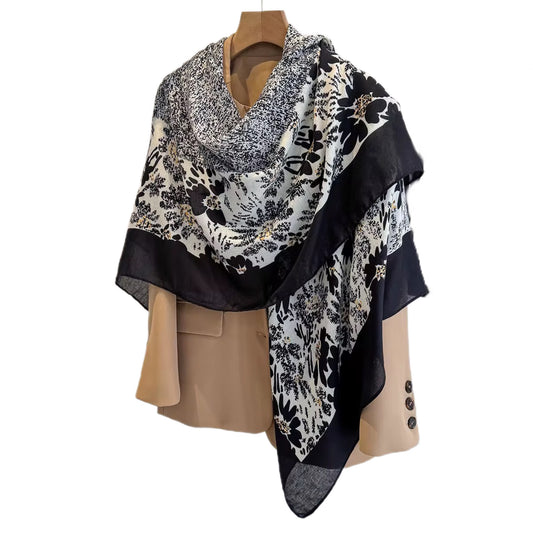 Triangle viscose scarf