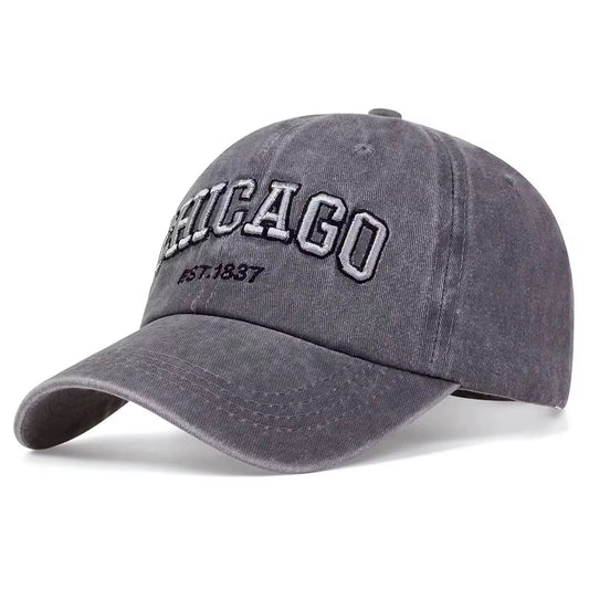 Grey Chicago Cap