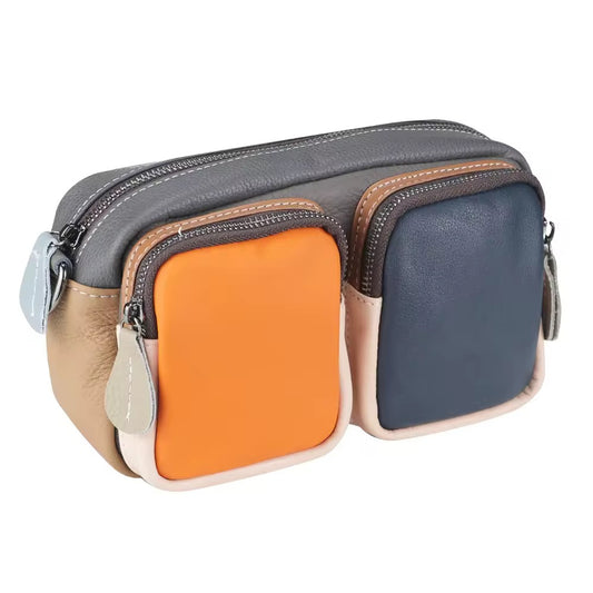 Genuine Leather Randomly Colored Handbag