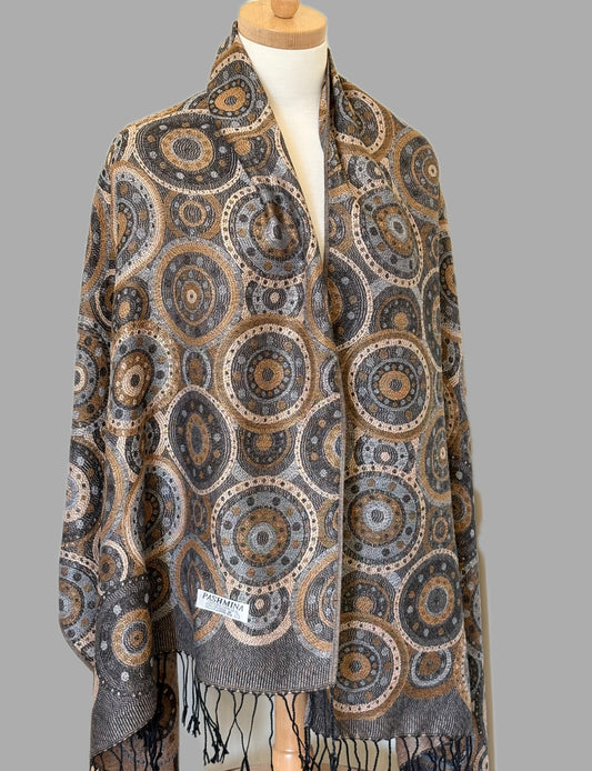 Mandala Style Pashmina Scarf