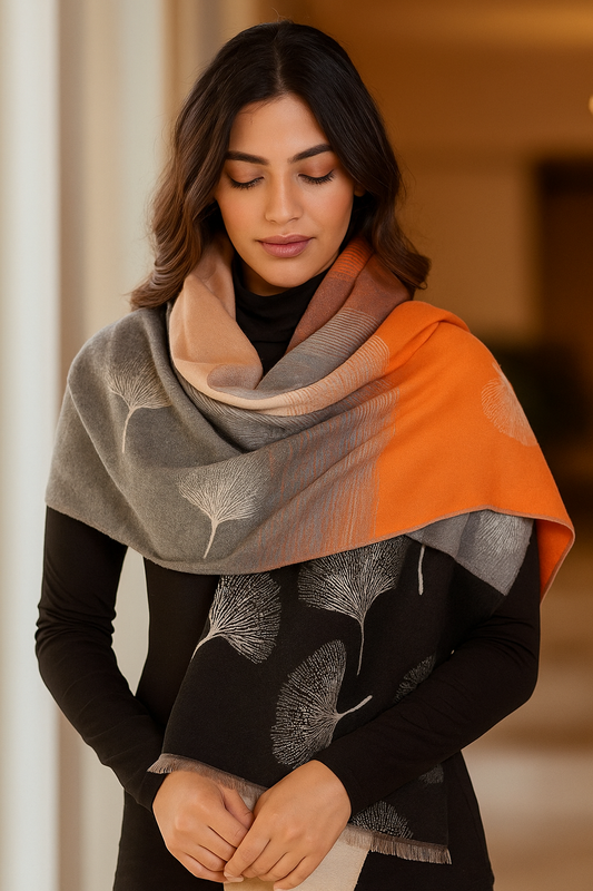 Colorful Cashmere Shawl