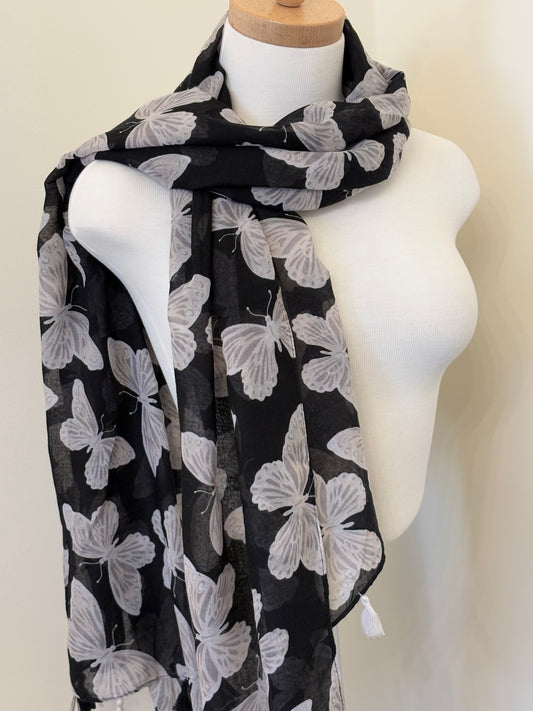 Light Cotton Butterfly Scarf