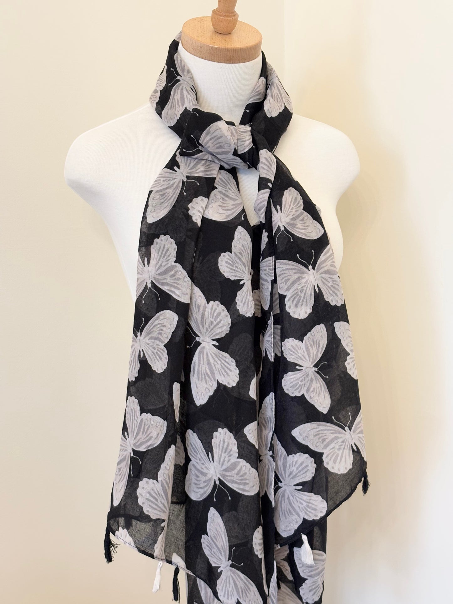 Light Cotton Butterfly Scarf