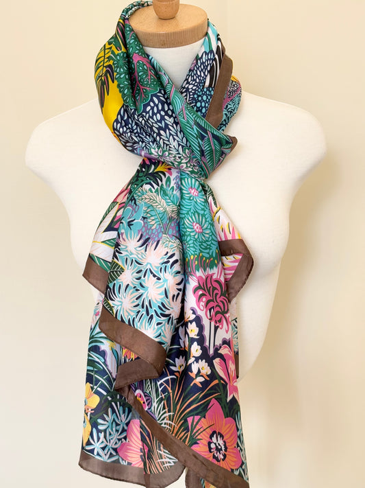 Jungle Silk Scarf