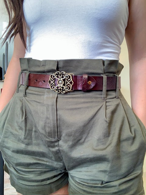 Genuine Leather Brown Belt