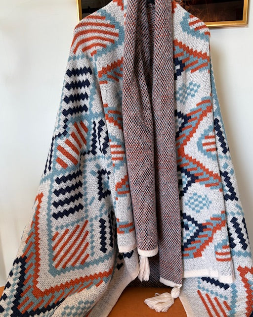 Thick Wool Poncho / Blanket