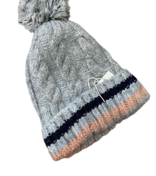 Grey Wool Beanie